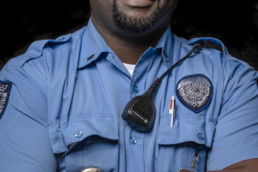 A male Police Officer