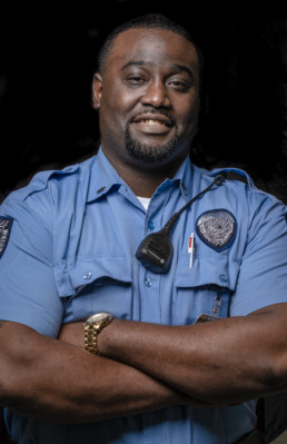 A male Police Officer