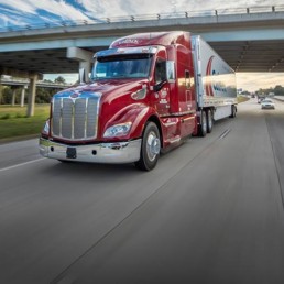 Truck Driving on Highway