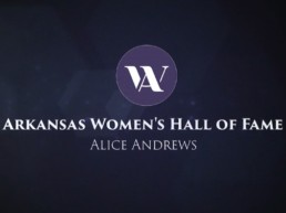 Arkansas Women's Hall of Fame - Alice Andrews